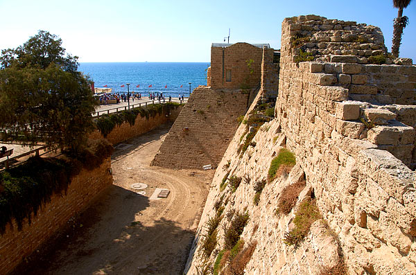 Crusaders fortress in Ceasarea