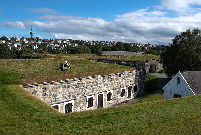 Kristiansten fortress in Tronheim