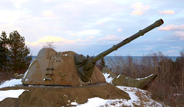 120/62 мм Bofors ERSTA at Landsort island.