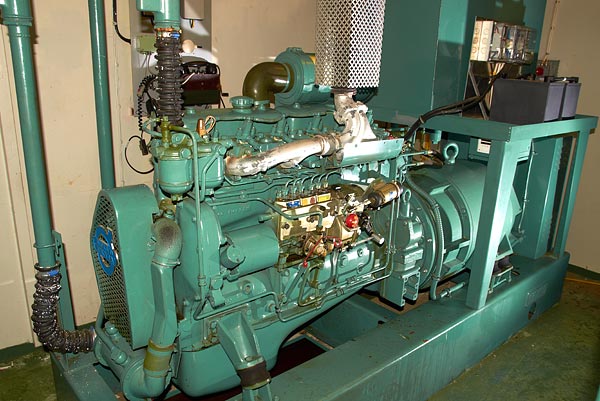 Diesel generator of  Storraberget battery.