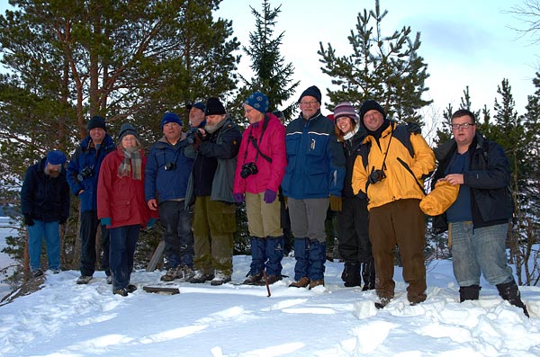 Tour's participants at Hemso island