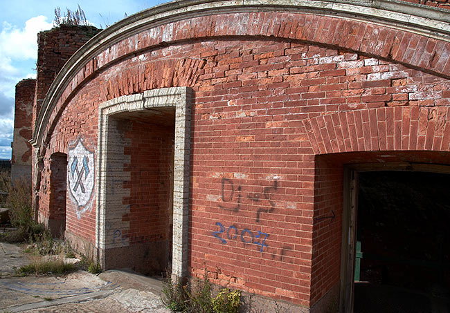 Exit to the roof of the fort - Fort Alexander