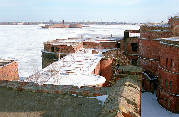 View to Kronshtadt city - Fort Alexander, Photo