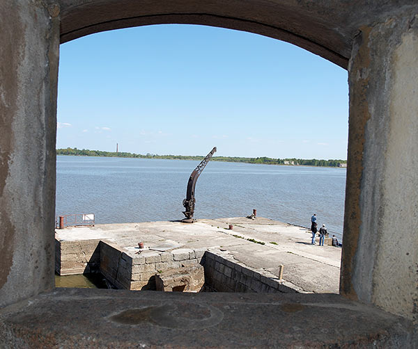 Pier at rearside of the fort - Fort Alexander, Photo