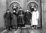 Physicians and research assistants of laboratory