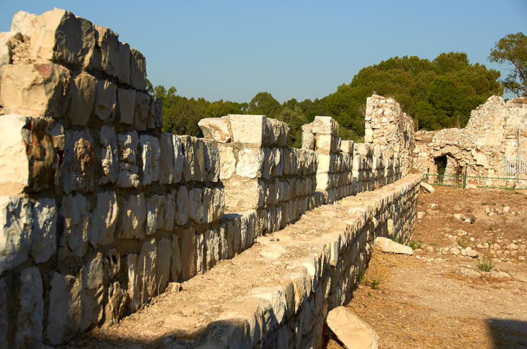 North wall - Antipatris