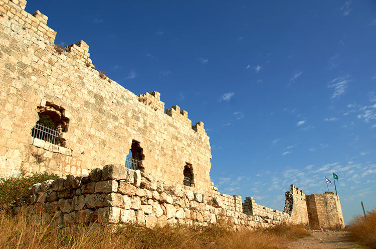 Western Wall from outside - Antipatris