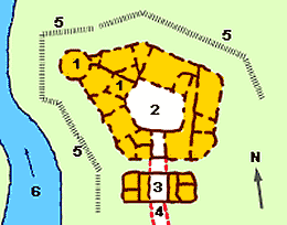 Plan of the Bip Castle