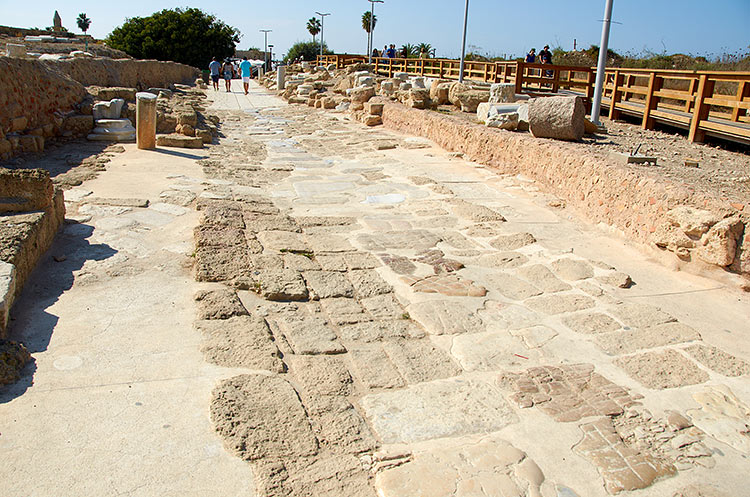 Herod streets - Caesarea