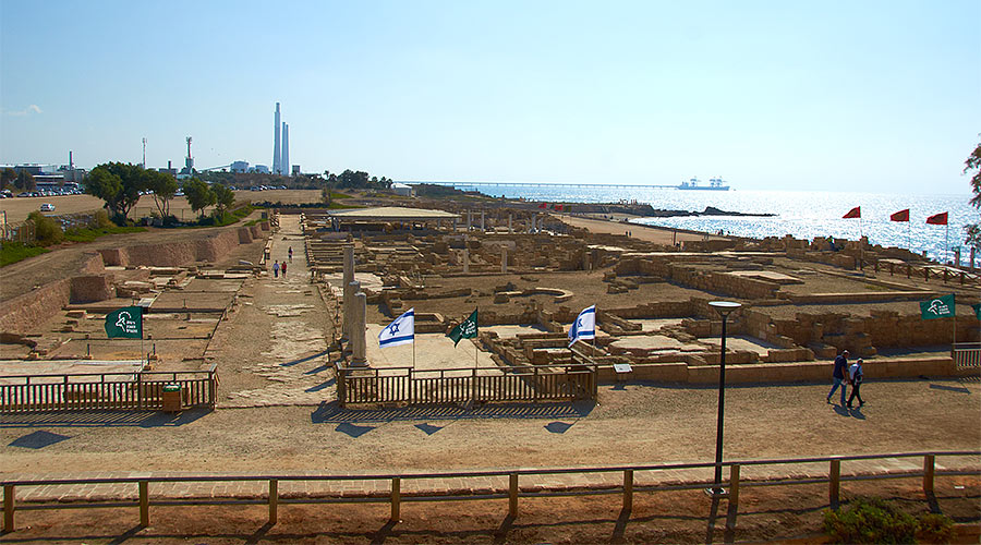 Central part of the ancient city - Caesarea
