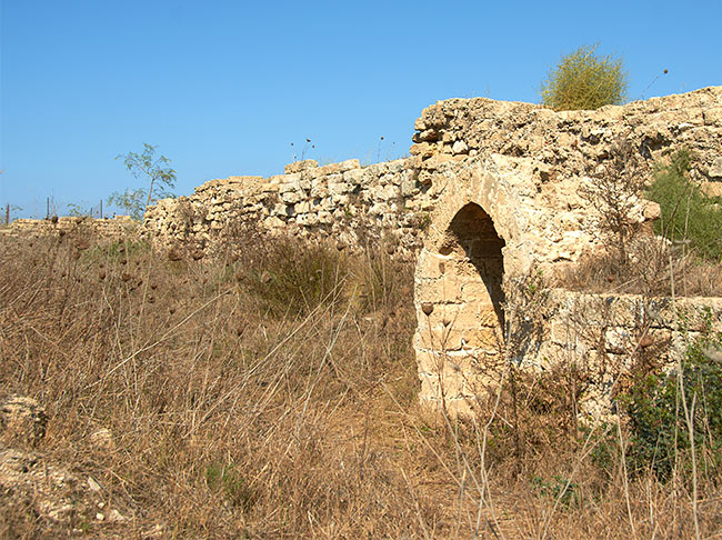 Along the ancient Roman street... - Caesarea