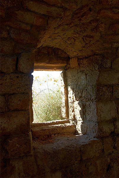Window to the street - Caesarea