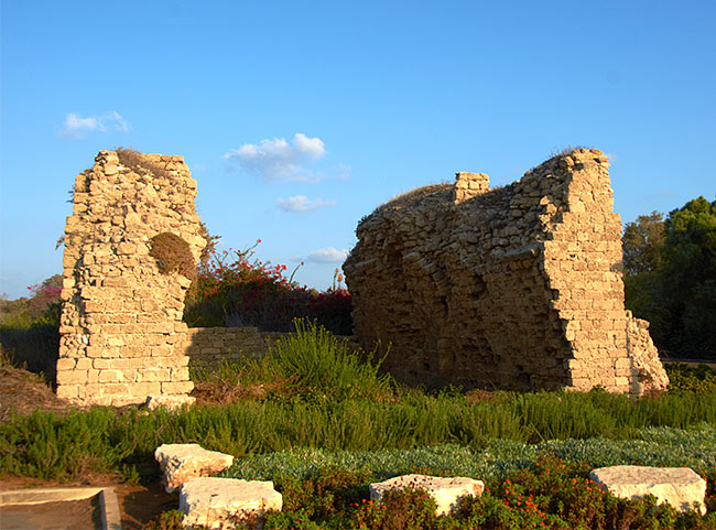 Ruins of a tavern - Caesarea