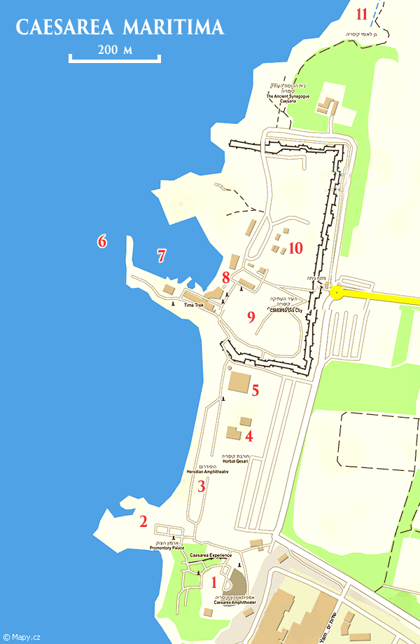 Plan of Caesarea Maritima