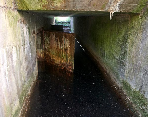 Entrance to the powder magazine - Coastal Artillery