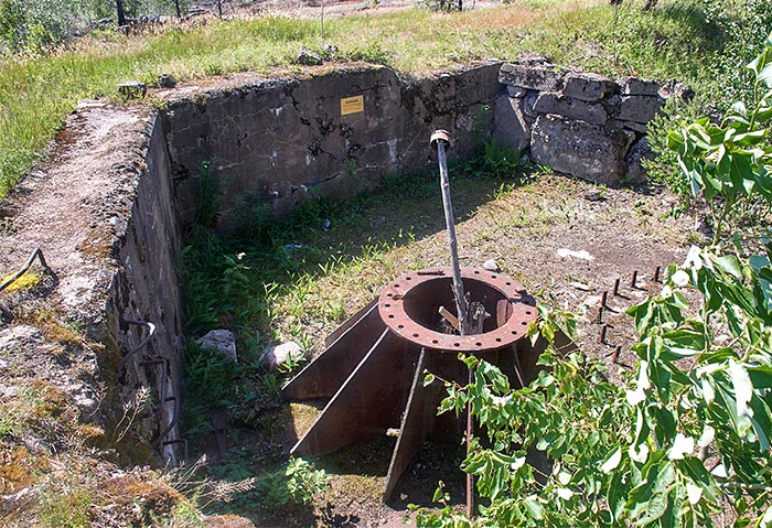 Gun's emplacement - Coastal Artillery