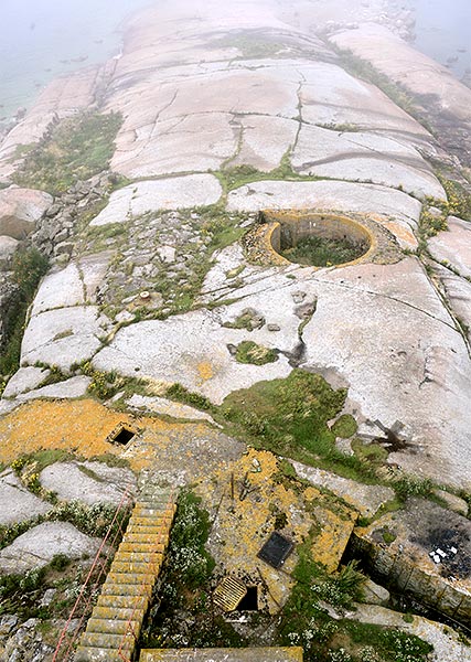 North view from the lighthouse tower - Coastal Artillery