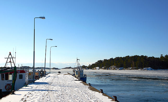 Pier near Nynäshamn Archipelago - Coastal Artillery