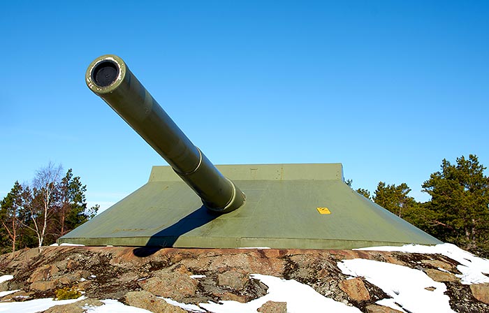 240 мм орудие батареи Jarflotta - Береговая артиллерия