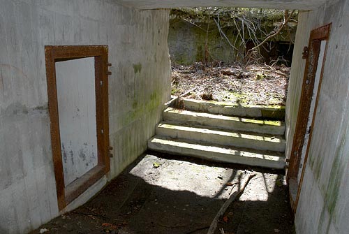 Entrance to the gun yard - Coastal Artillery