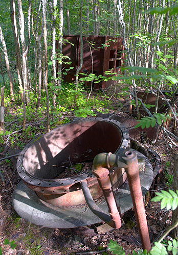 Canteen wreckage - Coastal Artillery