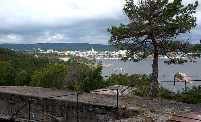 Kristiansand town - Coastal Artillery