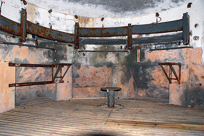 Upper floor of the fire post - Coastal Artillery