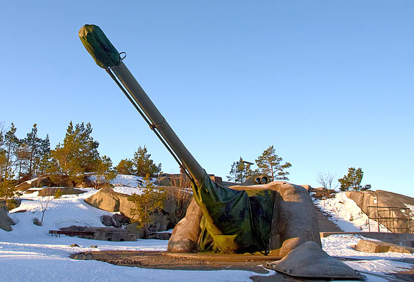 105 mm m/50 coastal turret cannon - Coastal Artillery