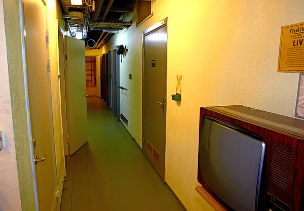 Corridor leading to the residential unit - Coastal Artillery