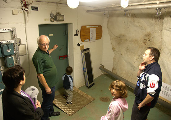 Door of main corridor - Coastal Artillery