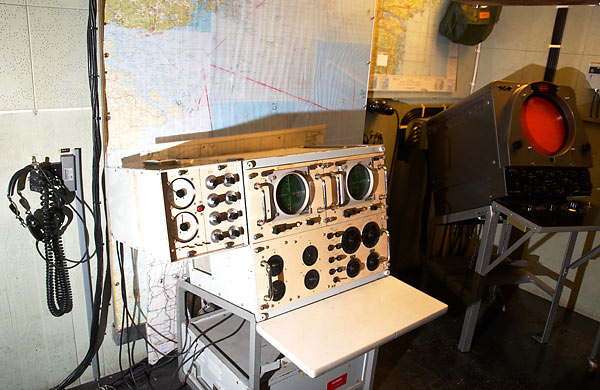 Control equipment and radar monitor - Coastal Artillery