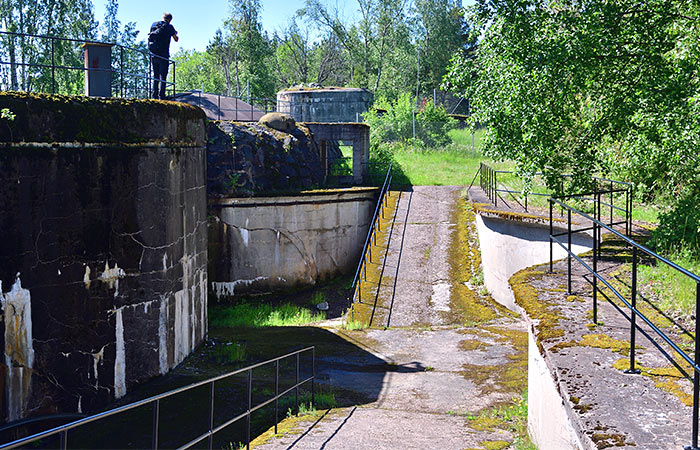 Descent to the powder magazines - Coastal Artillery