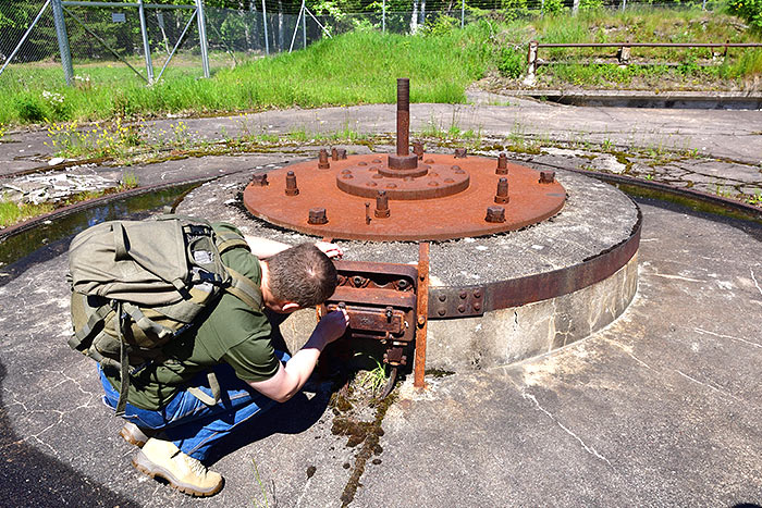 10-inch gun base - Coastal Artillery