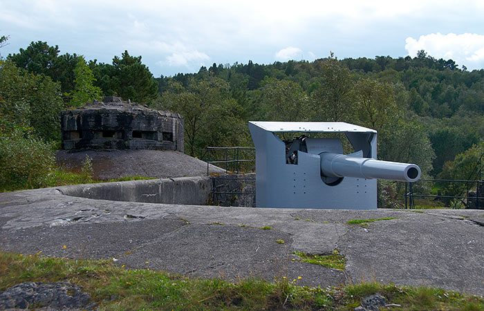 Пушки форта Кварвен - Береговая артиллерия