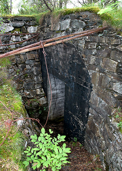 Exit of the gallery - Coastal Artillery