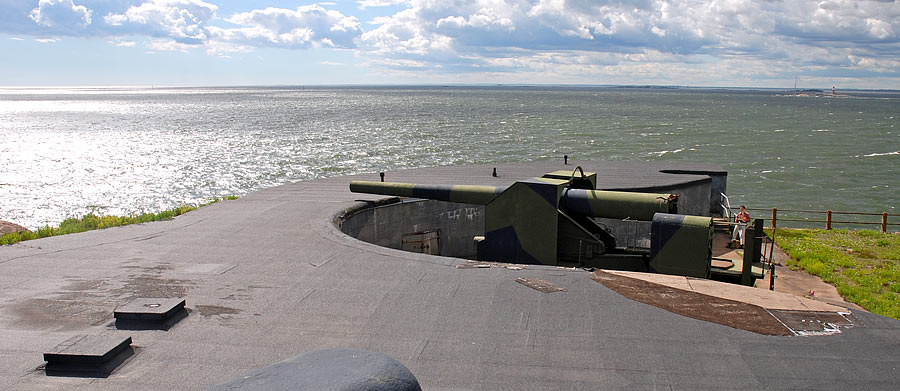 10 inches gun original emplacement - Coastal Artillery