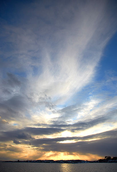 Sky above Landsort - Coastal Artillery