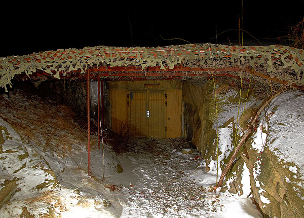 Entrance to 120 mm gun bunker - Coastal Artillery