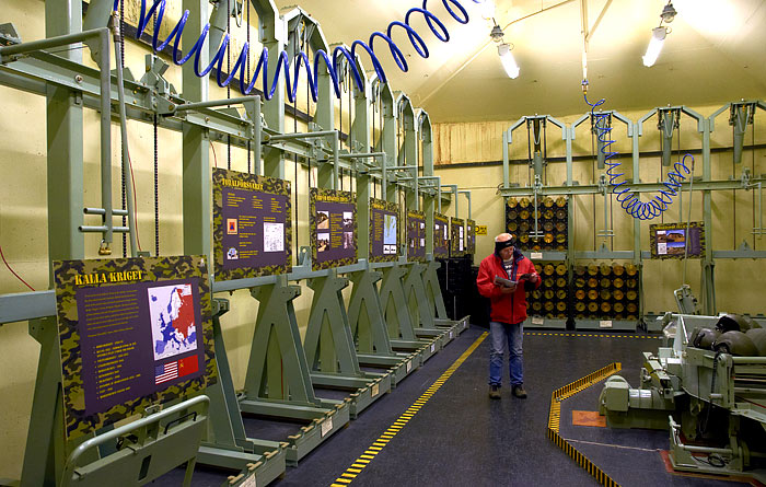 General view of the powder magazine - Coastal Artillery