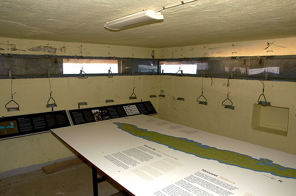 Interiors of 152-mm battery firepost - Coastal Artillery