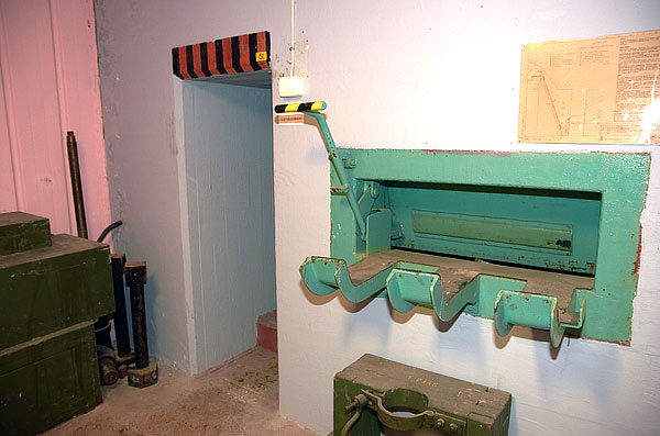 Entrance to underturret room - Coastal Artillery