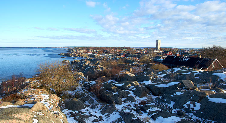 Village at Landsort island - Coastal Artillery