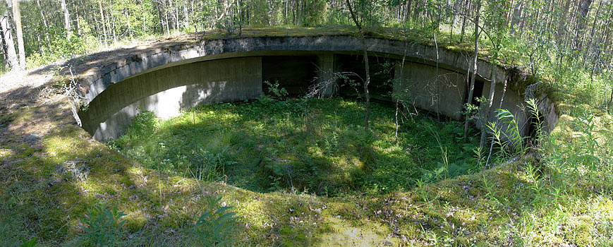 General sight of the emplacement - Coastal Artillery