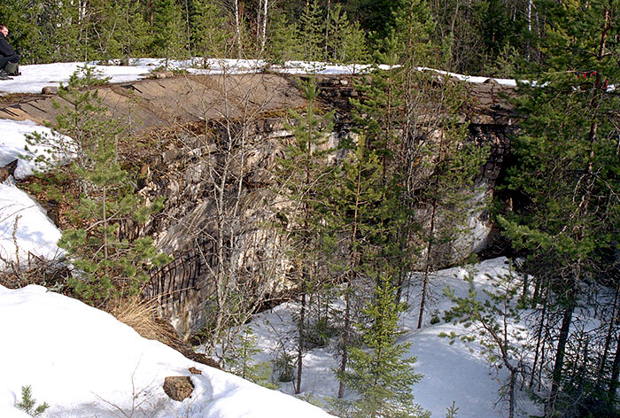 305 mm gun's emplacement at Cape Ristiniemi - Coastal Artillery