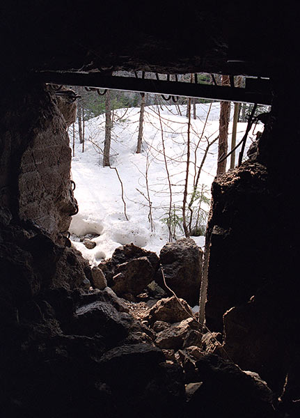 Exit from the firepost of the southern gun's block - Coastal Artillery