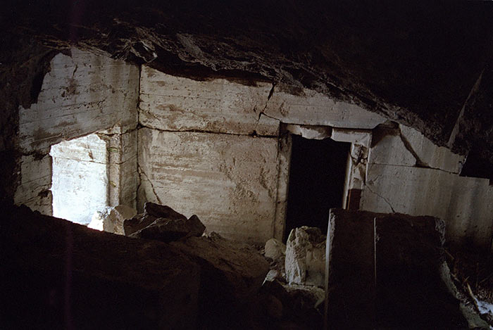 Interiors of firepost - Coastal Artillery