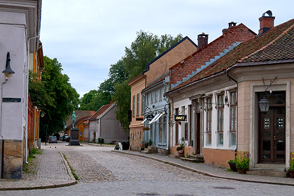 Street of the old town of Fredrikstad