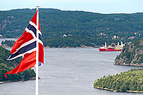 Fredriksten flag