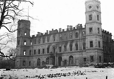 Gatchina Palace - photo of 1944