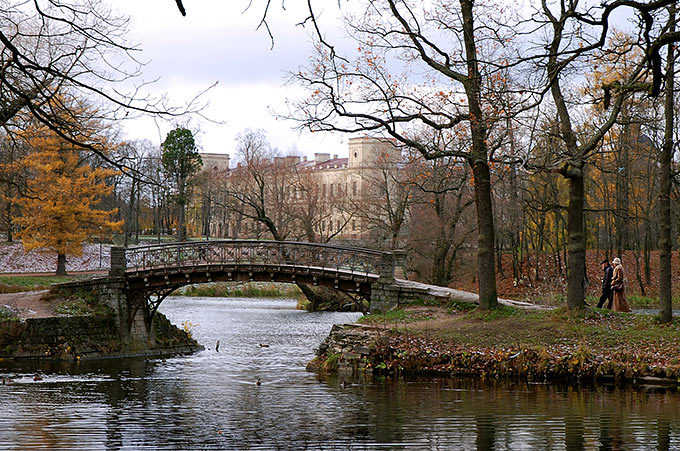 In the Gatchina Palace Park